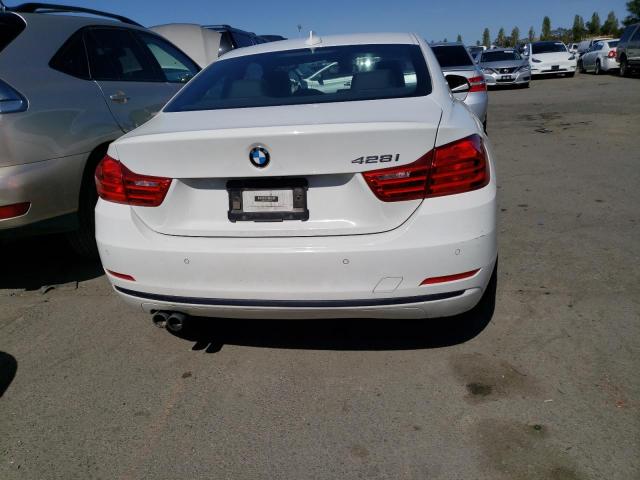 WBA3N7C58GK227625 - 2016 BMW 428 I WHITE photo 6