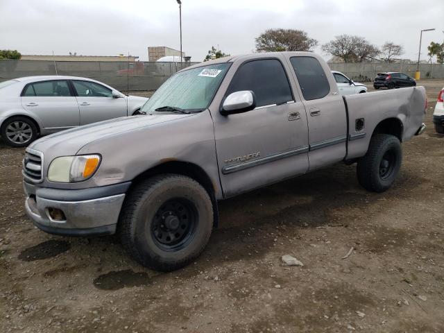 5TBRN34102S318626 - 2002 TOYOTA TUNDRA ACCESS CAB SR5 GRAY photo 1