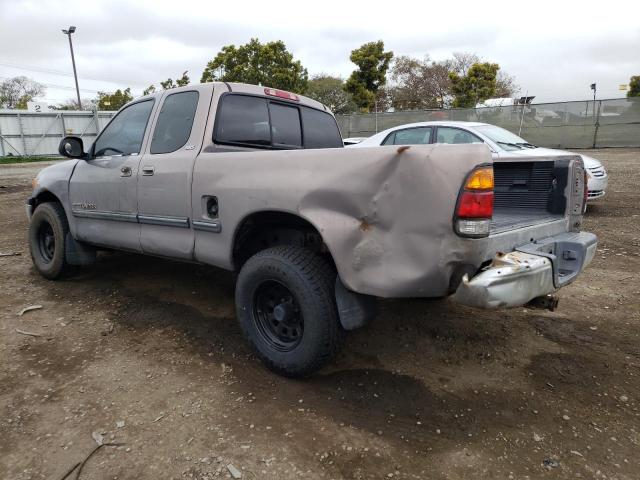 5TBRN34102S318626 - 2002 TOYOTA TUNDRA ACCESS CAB SR5 GRAY photo 2