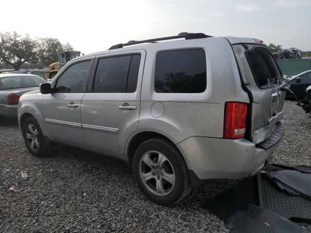 5FNYF3H56FB027751 - 2015 HONDA PILOT EXL SILVER photo 2