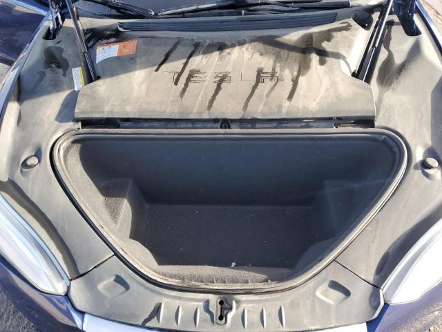 5YJSA1E29GF174554 - 2016 TESLA MODEL S BLUE photo 12