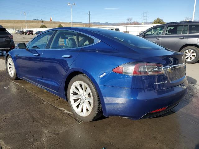5YJSA1E29GF174554 - 2016 TESLA MODEL S BLUE photo 2