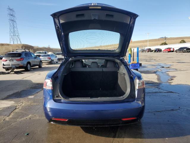 5YJSA1E29GF174554 - 2016 TESLA MODEL S BLUE photo 6