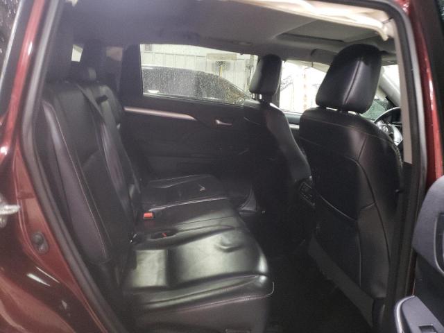 5TDJKRFH6GS326649 - 2016 TOYOTA HIGHLANDER XLE Bordo foto 11