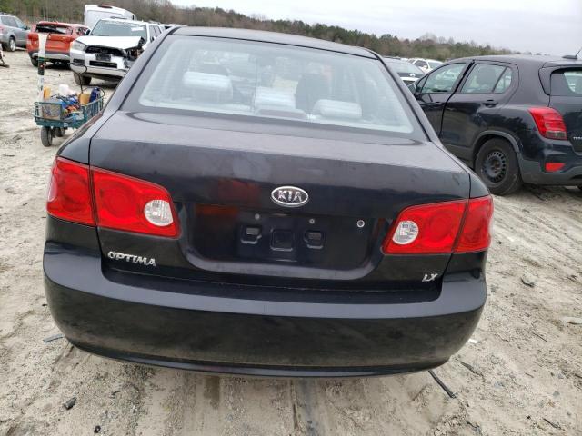 KNAGE123685274411 - 2008 KIA OPTIMA LX BLACK photo 6