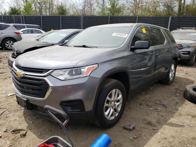 1GNERFKW9KJ274804 - 2019 CHEVROLET TRAVERSE LS GRAY photo 1