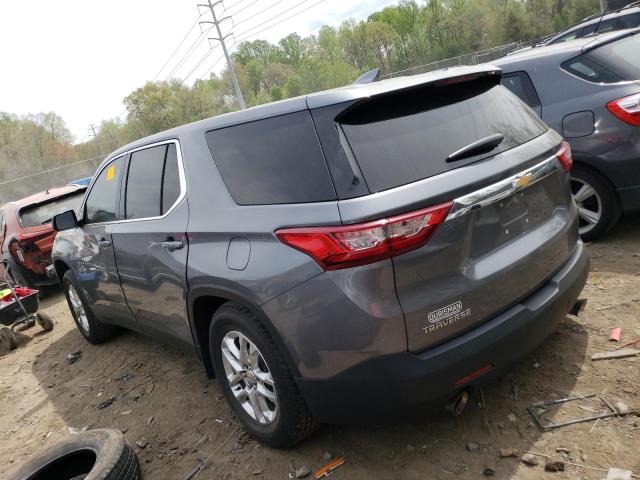 1GNERFKW9KJ274804 - 2019 CHEVROLET TRAVERSE LS GRAY photo 2