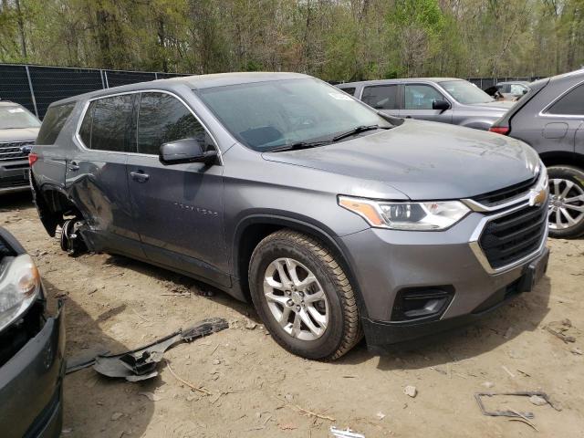 1GNERFKW9KJ274804 - 2019 CHEVROLET TRAVERSE LS GRAY photo 4