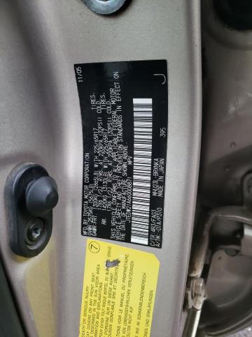 JTEDW21A660008871 - 2006 TOYOTA HIGHLANDER HYBRID GOLD photo 13