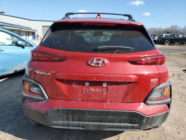 KM8K6CAA9LU519153 - 2020 HYUNDAI KONA SEL PLUS RED photo 6