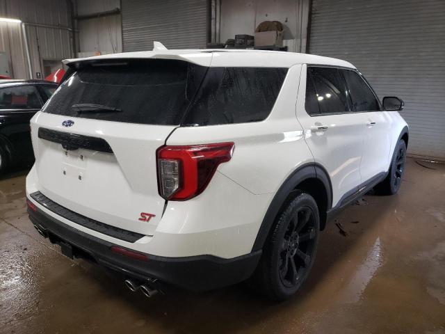 1FM5K8GC2MGC22112 - 2021 FORD EXPLORER ST WHITE photo 3