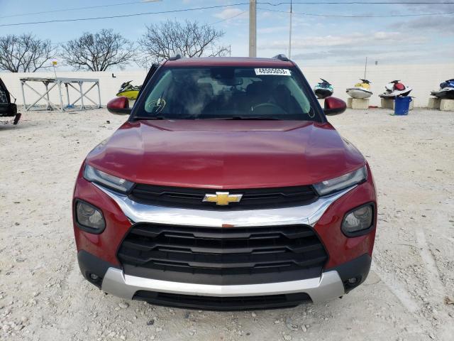 KL79MPS21MB024043 - 2021 CHEVROLET TRAILBLAZE LT RED photo 5