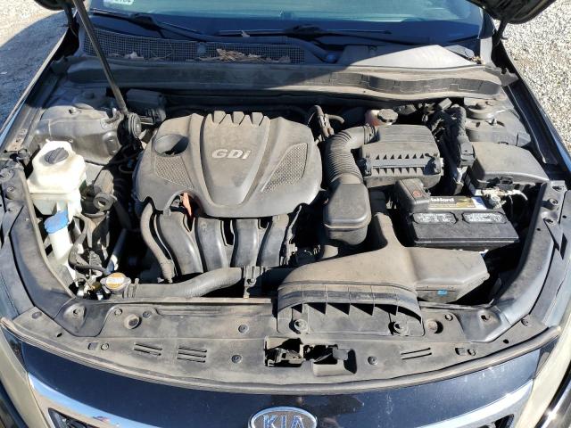 KNAGN4A79B5124936 - 2011 KIA OPTIMA EX BLACK photo 11