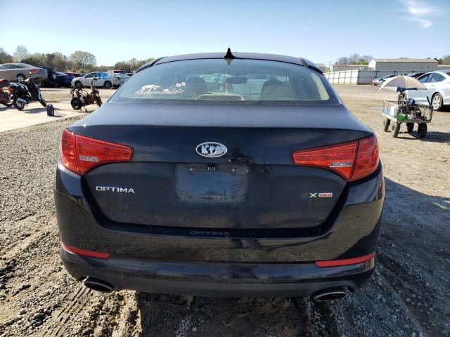 KNAGN4A79B5124936 - 2011 KIA OPTIMA EX BLACK photo 6