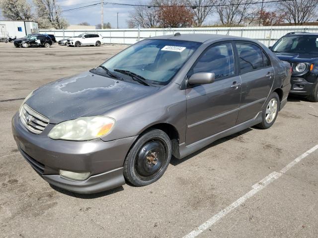 1NXBR32E83Z125426 - 2003 TOYOTA COROLLA CE GRAY photo 1