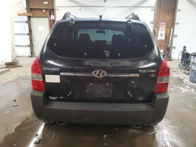 KM8JN12D95U043923 - 2005 HYUNDAI TUCSON GLS BLACK photo 6