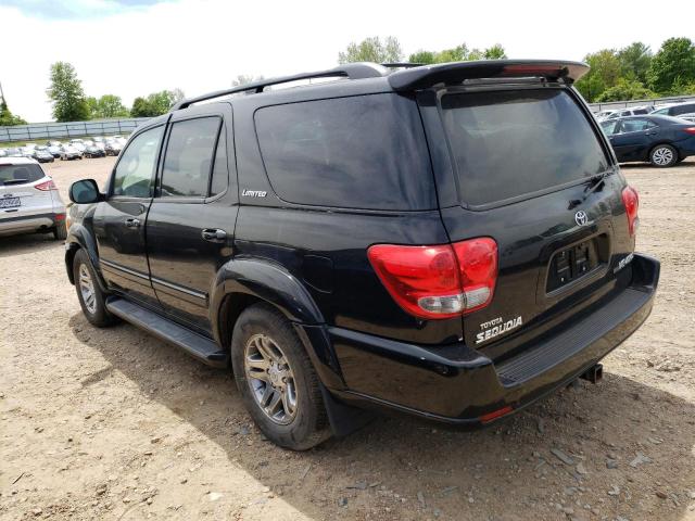 5TDBT48A47S286155 - 2007 TOYOTA SEQUOIA LIMITED BLACK photo 2