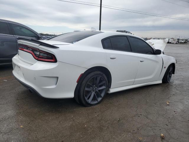 2C3CDXGJ0KH665976 - 2019 DODGE CHARGER SCAT PACK WHITE photo 3