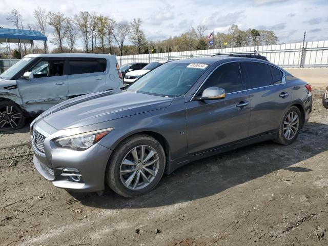 JN1BV7AR1EM704274 - 2014 INFINITI Q50 BASE SILVER photo 1