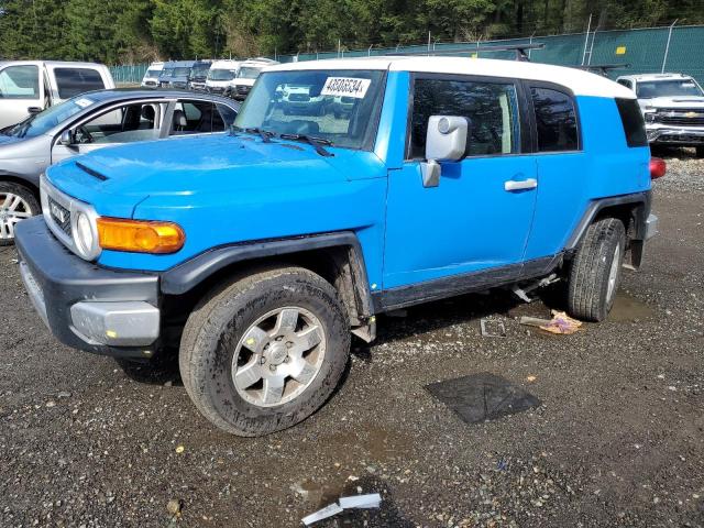 JTEBU11F570043311 - 2007 TOYOTA FJ CRUISER BLUE photo 1