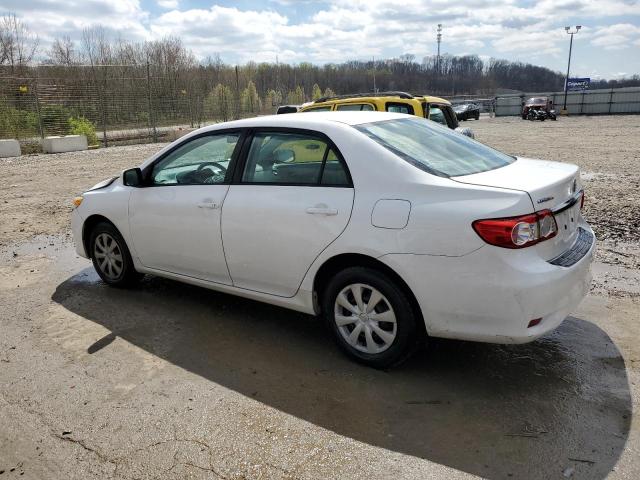 2T1BU4EE0BC712185 - 2011 TOYOTA COROLLA BASE WHITE photo 2