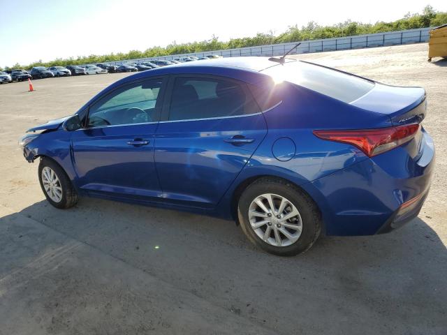 3KPC24A68ME142790 - 2021 HYUNDAI ACCENT SE BLUE photo 2