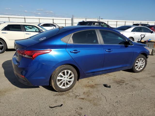 3KPC24A68ME142790 - 2021 HYUNDAI ACCENT SE BLUE photo 3