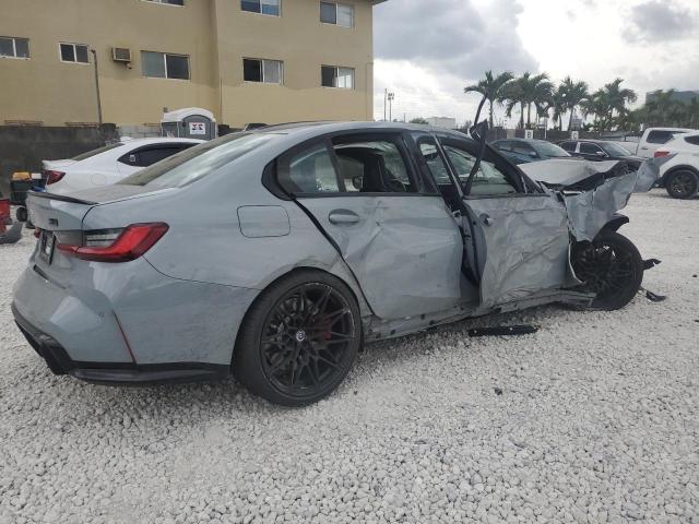 WBS33AY09PFP50916 - 2023 BMW M3 COMPETITION ვერცხლისფერი ფოტო 3