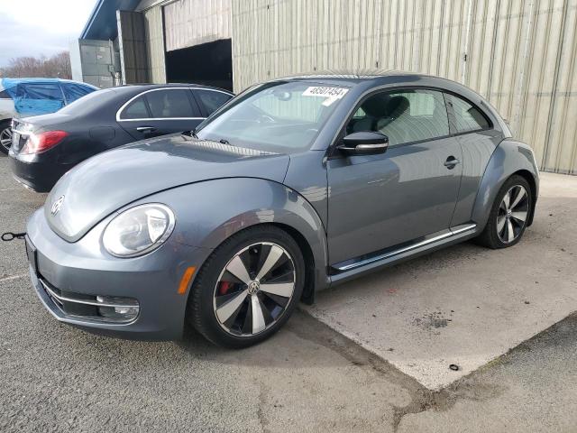 3VW4A7AT1CM631421 - 2012 VOLKSWAGEN BEETLE TURBO GRAY photo 1