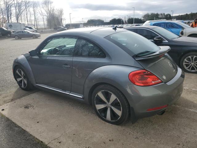 3VW4A7AT1CM631421 - 2012 VOLKSWAGEN BEETLE TURBO GRAY photo 2