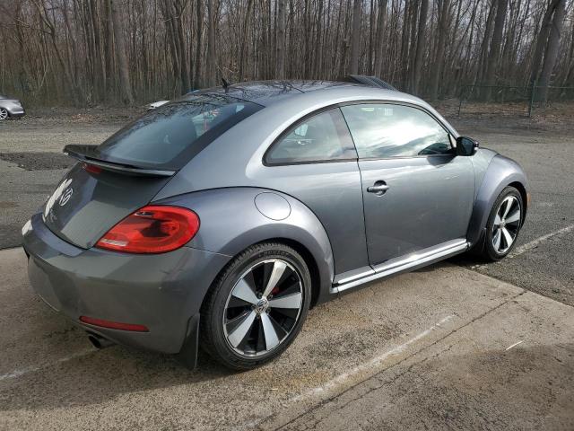 3VW4A7AT1CM631421 - 2012 VOLKSWAGEN BEETLE TURBO GRAY photo 3