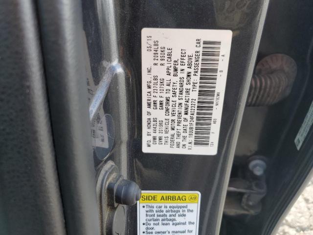 19UUB1F34FA023272 - 2015 ACURA TLX GRAY photo 12