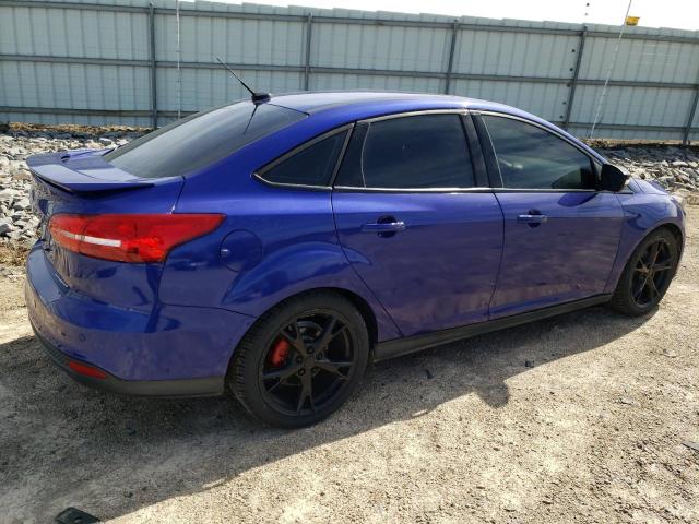 1FADP3J20FL259843 - 2015 FORD FOCUS TITANIUM BLUE photo 3