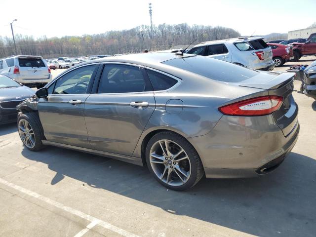 3FA6P0K90DR146556 - 2013 FORD FUSION TITANIUM GRAY photo 2