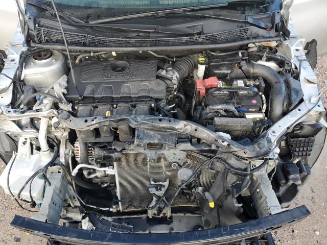 3N1AB7AP6KY315206 - 2019 NISSAN SENTRA S SILVER photo 11