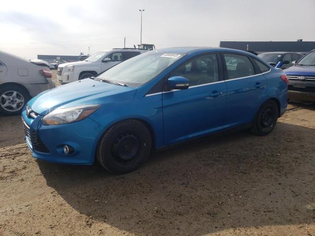 1FADP3J29EL415358 - 2014 FORD FOCUS TITANIUM BLUE photo 1