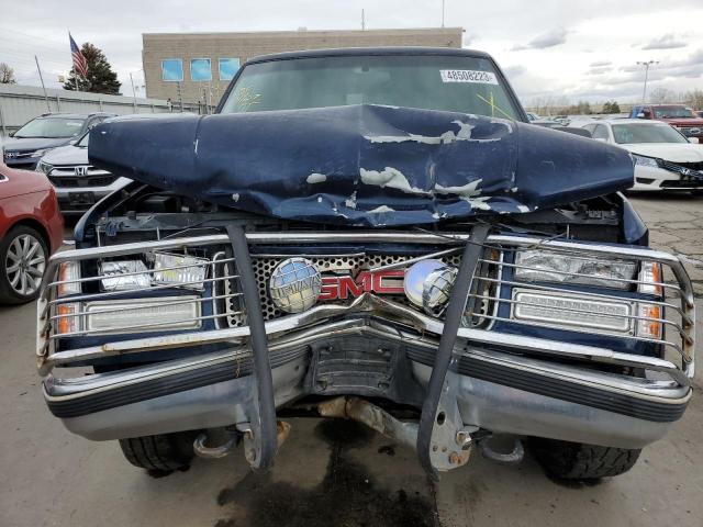 1GTGK29J9WE536778 - 1998 GMC SIERRA K2500 BLUE photo 5