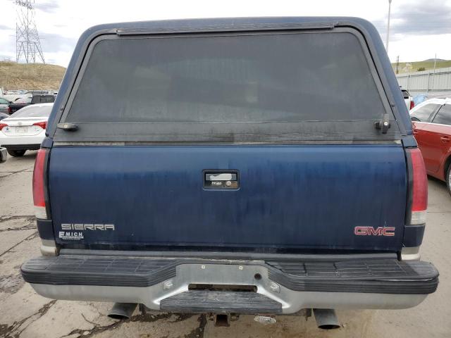 1GTGK29J9WE536778 - 1998 GMC SIERRA K2500 BLUE photo 6