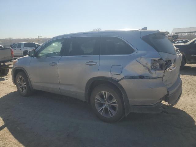 5TDJKRFH0FS121746 - 2015 TOYOTA HIGHLANDER XLE 银色 照片 2
