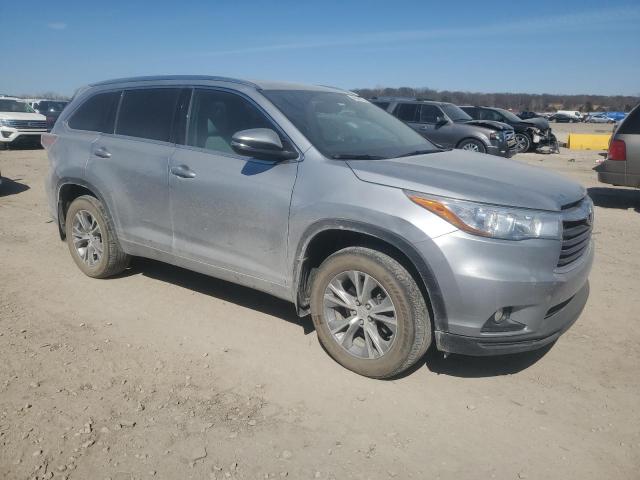 5TDJKRFH0FS121746 - 2015 TOYOTA HIGHLANDER XLE 银色 照片 4