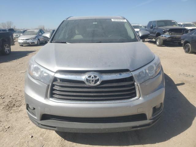 5TDJKRFH0FS121746 - 2015 TOYOTA HIGHLANDER XLE 银色 照片 5