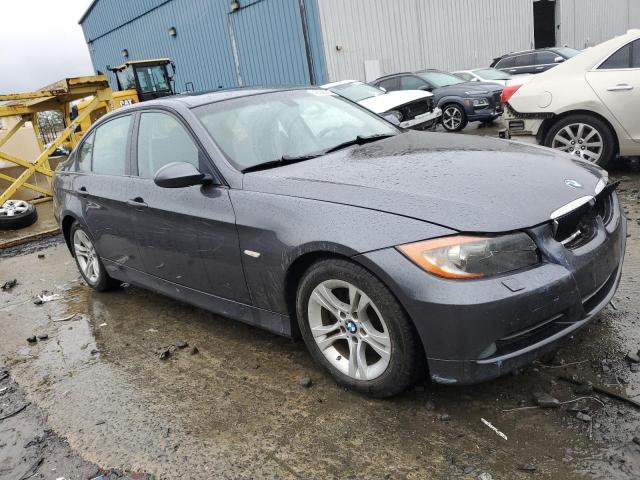 WBAVC73598KX91011 - 2008 BMW 328 XI SULEV GRAY photo 4