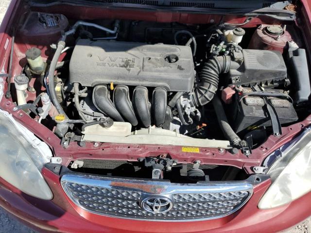 1NXBR32E05Z457301 - 2005 TOYOTA COROLLA CE RED photo 11