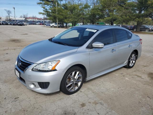 3N1AB7AP1FY238671 - 2015 NISSAN SENTRA S SILVER photo 1