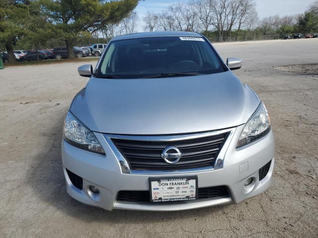 3N1AB7AP1FY238671 - 2015 NISSAN SENTRA S SILVER photo 5