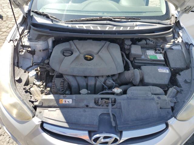 KMHDH4AE5DU722148 - 2013 HYUNDAI ELANTRA GLS SILVER photo 11