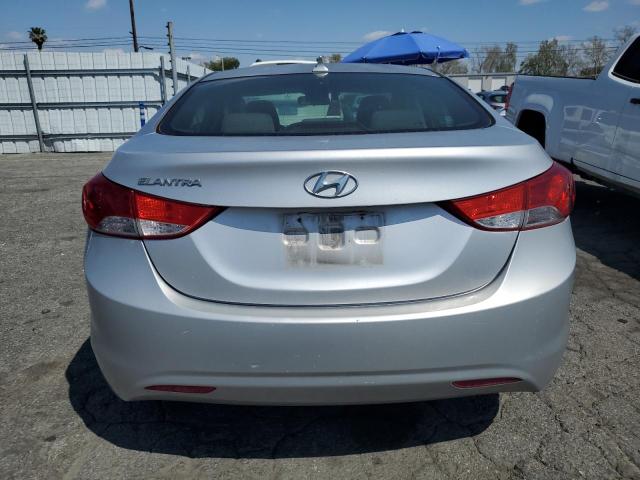 KMHDH4AE5DU722148 - 2013 HYUNDAI ELANTRA GLS SILVER photo 6