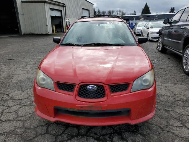 JF1GG67636H820970 - 2006 SUBARU IMPREZA 2.5I SPORTS WAGON RED photo 5