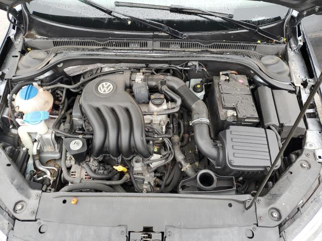 3VW2K7AJ1DM295046 - 2013 VOLKSWAGEN JETTA BASE Մոխրագույն լուսանկար 11