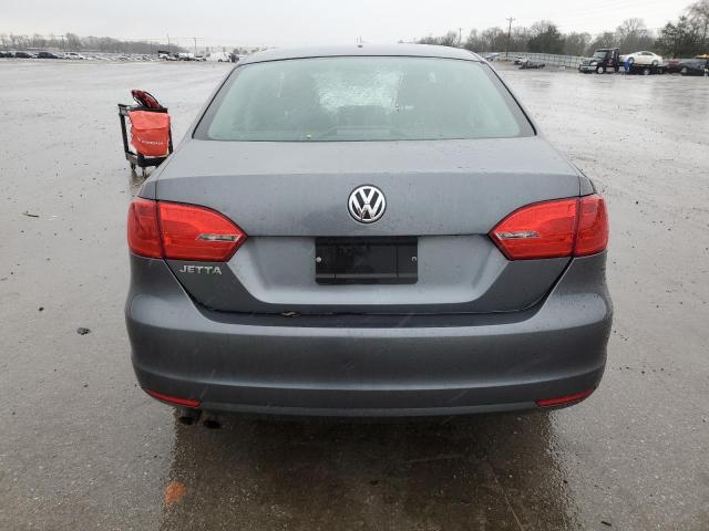 3VW2K7AJ1DM295046 - 2013 VOLKSWAGEN JETTA BASE Մոխրագույն լուսանկար 6